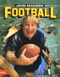 Box cover for John Madden Football on the Apple II.