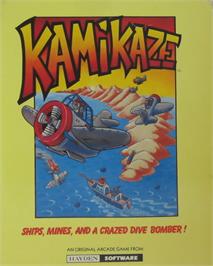 Box cover for Kamikaze on the Apple II.
