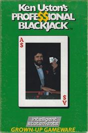 Box cover for Ken Uston's Professional Blackjack on the Apple II.