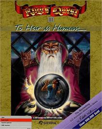 Box cover for King's Quest 3 - To Heir Is Human on the Apple II.