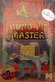 Box cover for Kung-Fu Master on the Apple II.