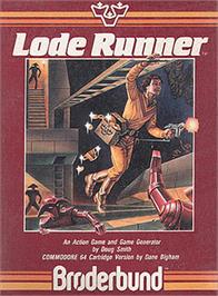 Box cover for Lode Runner on the Apple II.