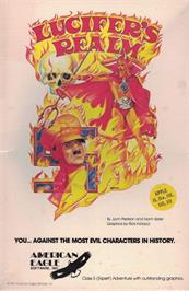 Box cover for Lucifer's Realm on the Apple II.