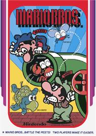 Box cover for Mario Bros. on the Apple II.