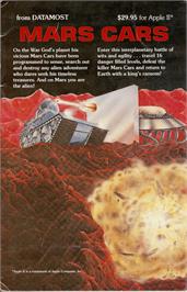 Box cover for Mars Cars on the Apple II.