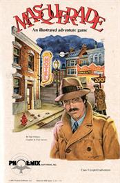 Box cover for Masquerade on the Apple II.