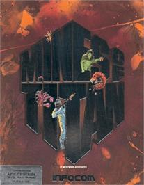 Box cover for Mines Of Titan on the Apple II.
