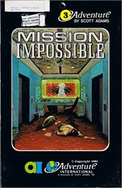 Box cover for Mission Impossible on the Apple II.