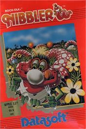 Box cover for Nibbler on the Apple II.