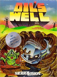 Box cover for Oil's Well on the Apple II.