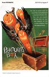 Box cover for Pandora's Box on the Apple II.
