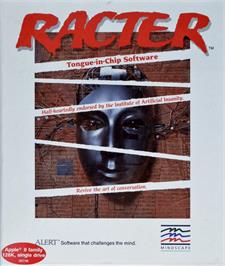 Box cover for Racter on the Apple II.