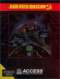Box cover for Raid Over Moscow on the Apple II.