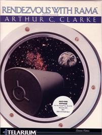 Box cover for Rendezvous With Rama on the Apple II.