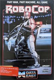 Box cover for Robocop on the Apple II.