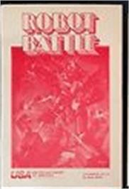 Box cover for Robot Battle on the Apple II.