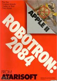 Box cover for Robotron on the Apple II.