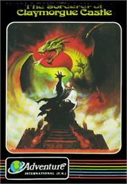 Box cover for Sorcerer of Claymorgue Castle on the Apple II.