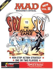 Box cover for Spy vs. Spy II: The Island Caper on the Apple II.