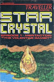 Box cover for Star Crystal on the Apple II.