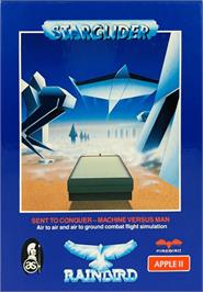 Box cover for Starglider on the Apple II.