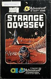 Box cover for Strange Odyssey on the Apple II.