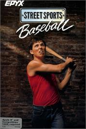 Box cover for Street Sports Baseball on the Apple II.