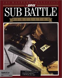 Box cover for Sub Battle Simulator on the Apple II.