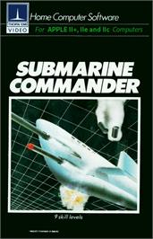Box cover for Submarine Commander on the Apple II.