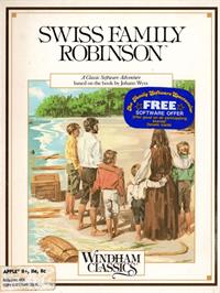 Box cover for Swiss Family Robinson on the Apple II.
