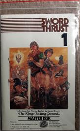 Box cover for Swordthrust on the Apple II.