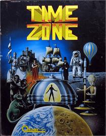 Box cover for Time Zone on the Apple II.