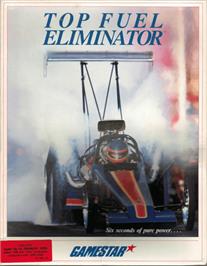 Box cover for Top Fuel Eliminator on the Apple II.