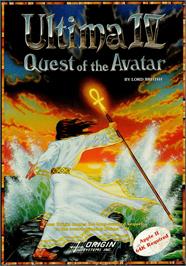 Box cover for Ultima 4 - Quest Of The Avatar on the Apple II.