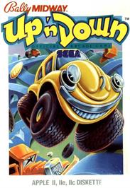 Box cover for Up 'n Down on the Apple II.
