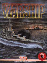 Box cover for Warship on the Apple II.