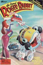 Box cover for Who Framed Roger Rabbit on the Apple II.