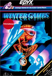 Box cover for Winter Games on the Apple II.
