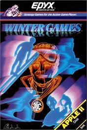Box cover for Winter Games on the Apple II.