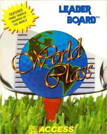 Box cover for World Class Leaderboard on the Apple II.