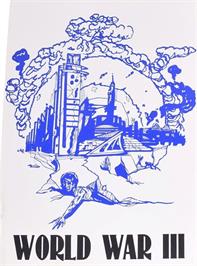 Box cover for World War 3 on the Apple II.