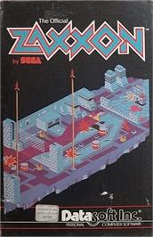 Box cover for Zaxxon on the Apple II.