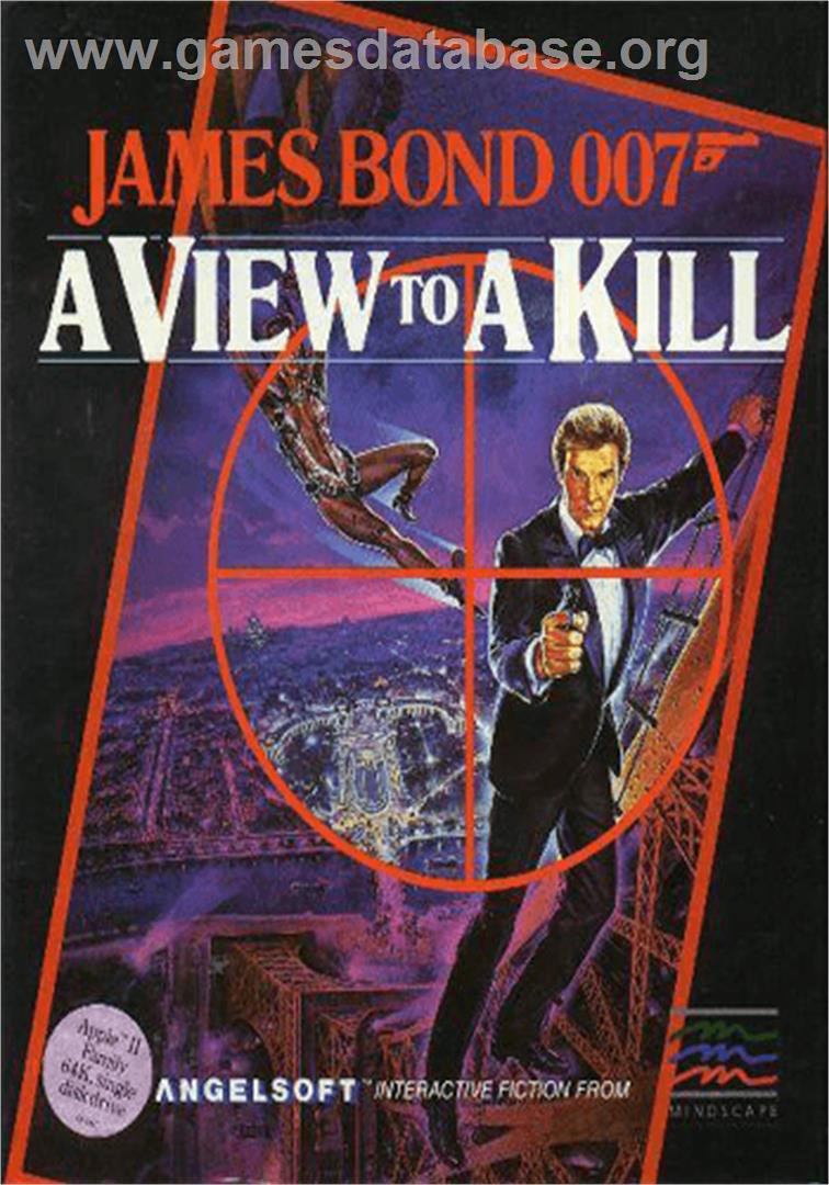 007: A View to a Kill - Apple II - Artwork - Box