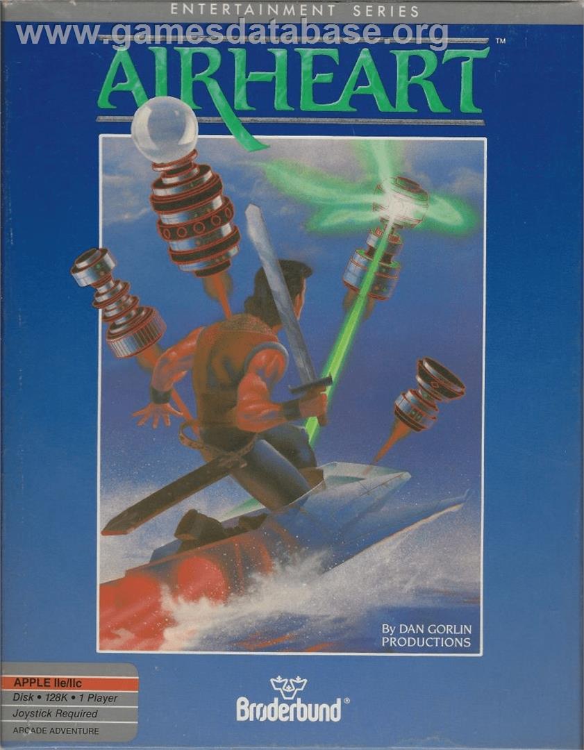 Airheart - Apple II - Artwork - Box