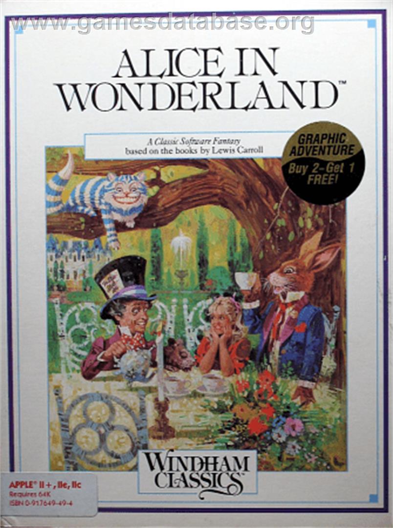 Alice in Wonderland - Apple II - Artwork - Box