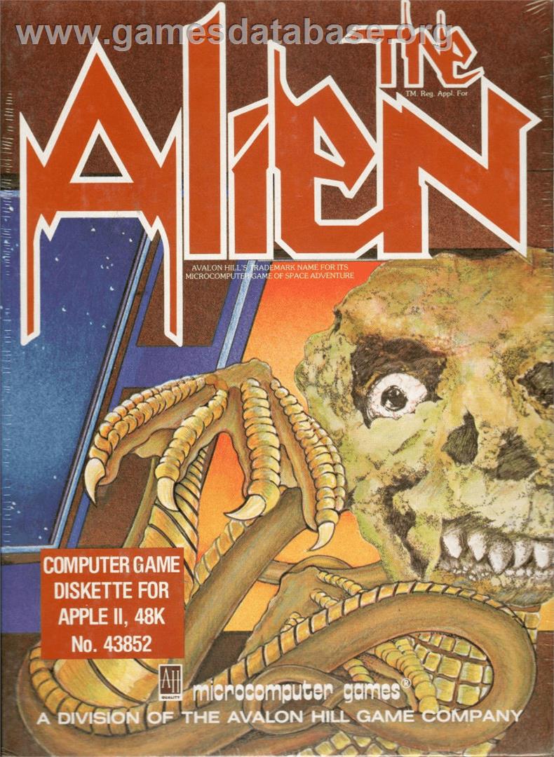 Alien - Apple II - Artwork - Box