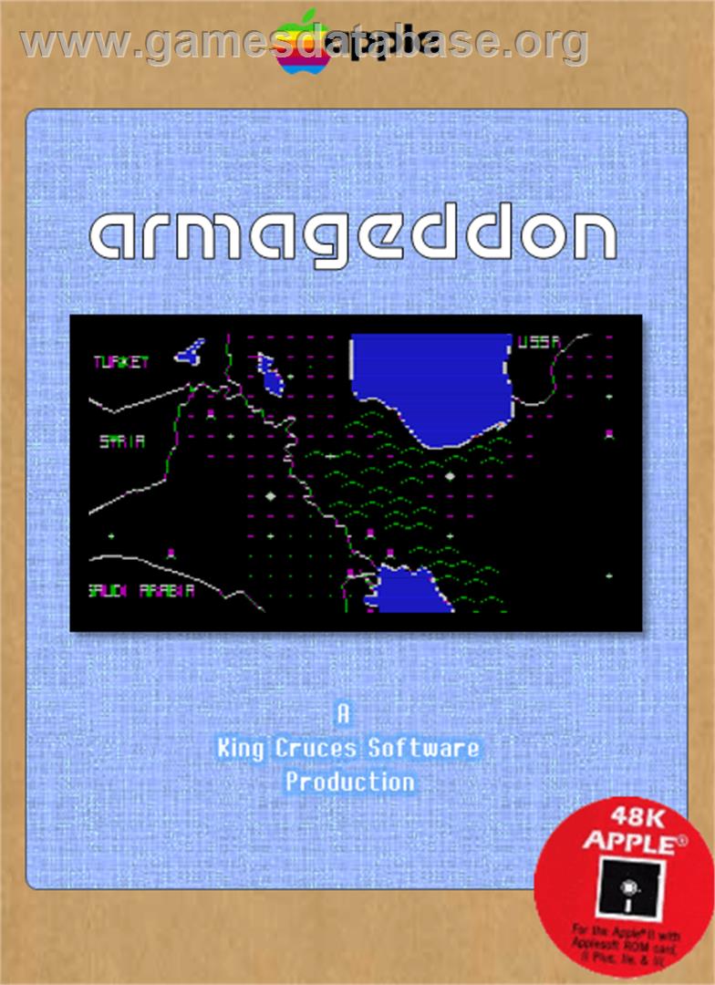 Armageddon - Apple II - Artwork - Box