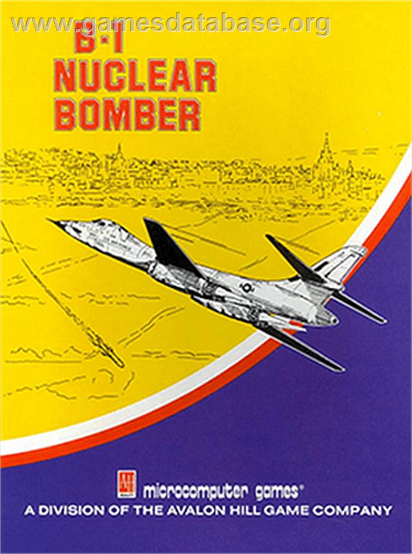 B-1 Nuclear Bomber - Apple II - Artwork - Box