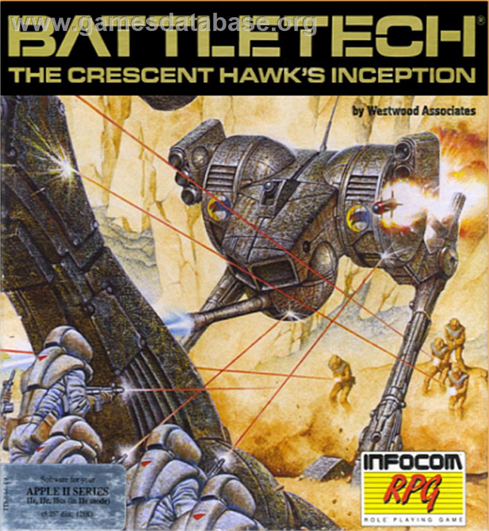 Battletech: The Crescent Hawk's Inception - Apple II - Artwork - Box