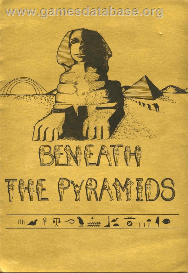 Beneath The Pyramids - Apple II - Artwork - Box